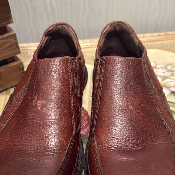 Nunn Bush Leather Slip On Loafers Brown Sz 10 - Picture 9 of 12